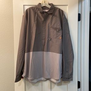 Western Rise Half Button Down